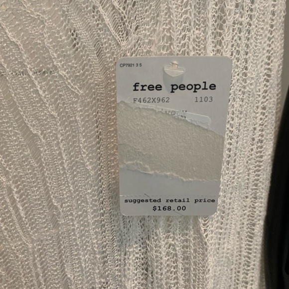 Free People Smokey Fringe Boho Festival Vest Cardigan NWT - Picture 7 of 8